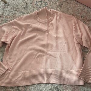 lululemon athletica Light Pink Crewneck Sweater